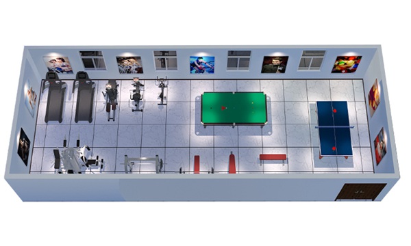 100平方健身房配置方案-广西壹号娱乐体育健身器材有限公司