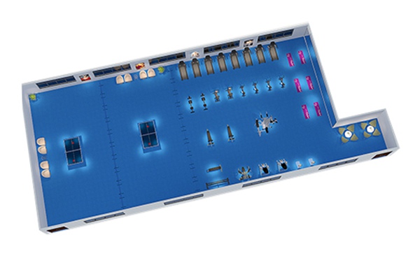 150平方健身房配置方案-广西壹号娱乐体育健身器材有限公司 150平方健身房配置方案-广西壹号娱乐体育健身器材有限公司